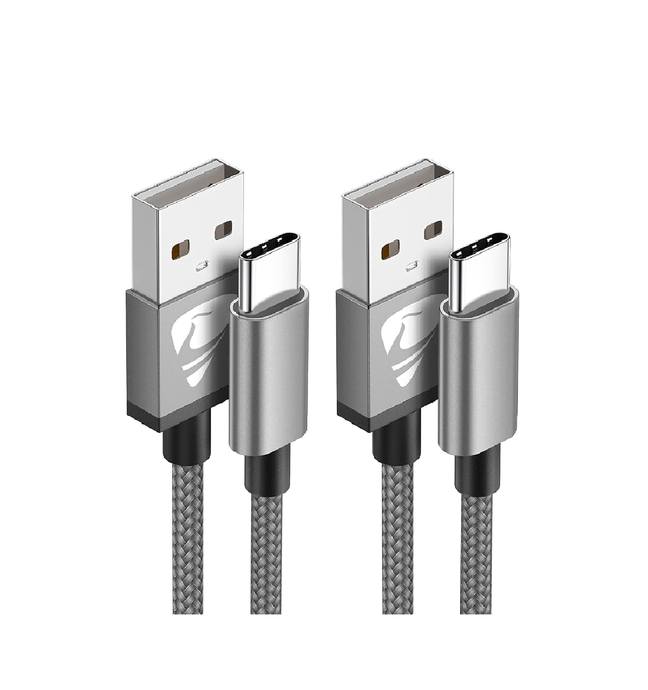 USB C Charger Cable 2M 2Pack USB A to USB C Type C Charger Fast Charging 3A Lead Braided for Samsung Galaxy S22 S21 S20,Pixel 8 7 6,PS5,Switch