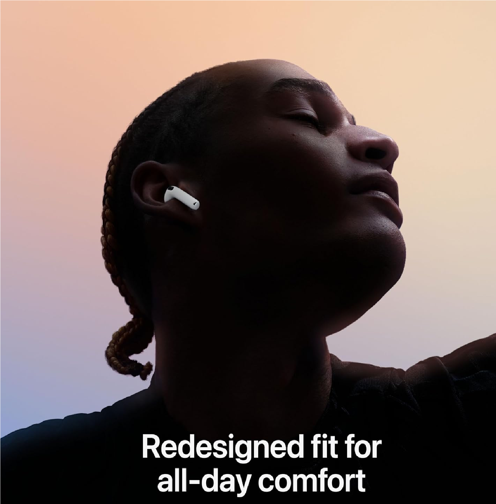AirPods 4th Generation with Active Noise Cancellation, Adaptive Audio, H2 Chip – USB-C & Wireless Charging Case