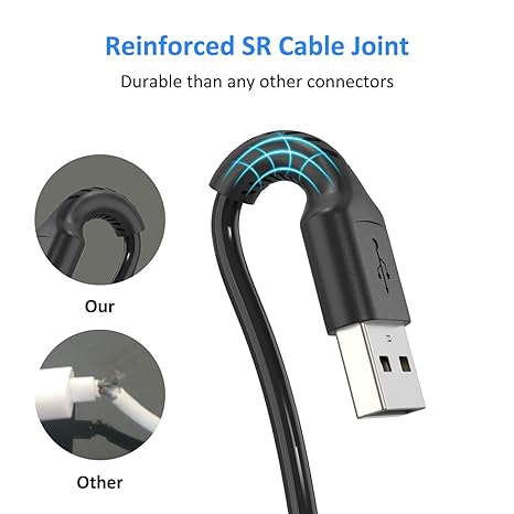 USB C Cable Short [5Pack 20cm], 3A USB Type C Fast Charging Cable 0.2m USB A to USB C Charger Cable