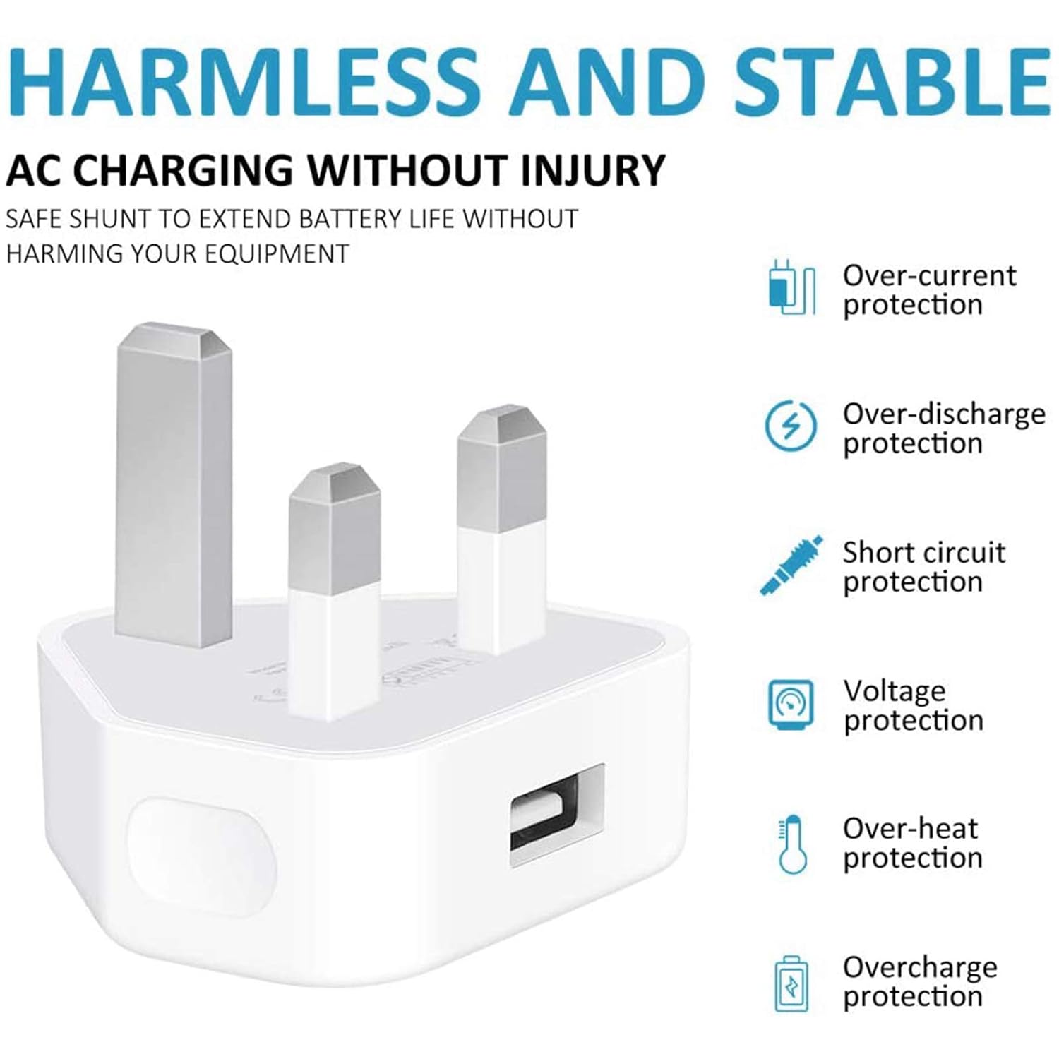 iPhone Charger Plug and Lightning Cable, [Apple MFi Certified] iPhone USB Fast Wall Charging Adapter with 2 Pack Lightning to USB Fast Charging Cord