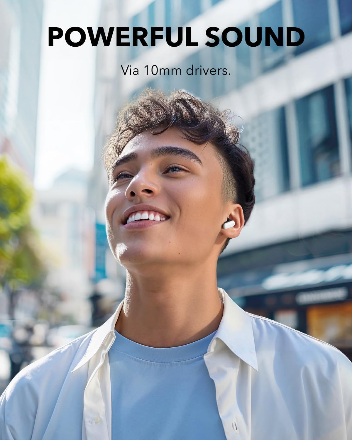 Soundcore P30i by Anker Wireless Earbuds – Smart Noise Cancelling, Powerful Bass, 45H Playtime, 2-in-1 Case & Phone Stand, IP54, Bluetooth 5.4, App Control