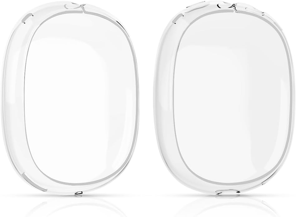 Ainiv AirPods Max Protective Case 2 Pack Soft TPU Clear Cover Anti-Scratch