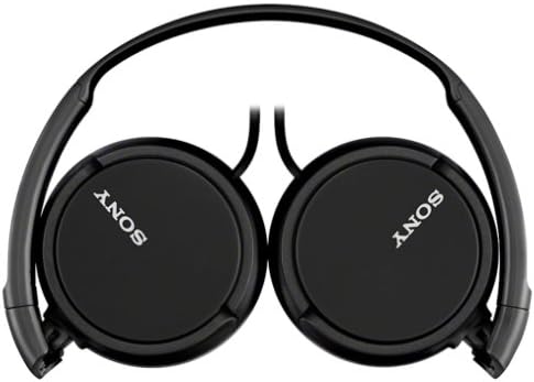 Sony MDR-ZX110 Wired Headphones, Deep Bass, Foldable Design Black