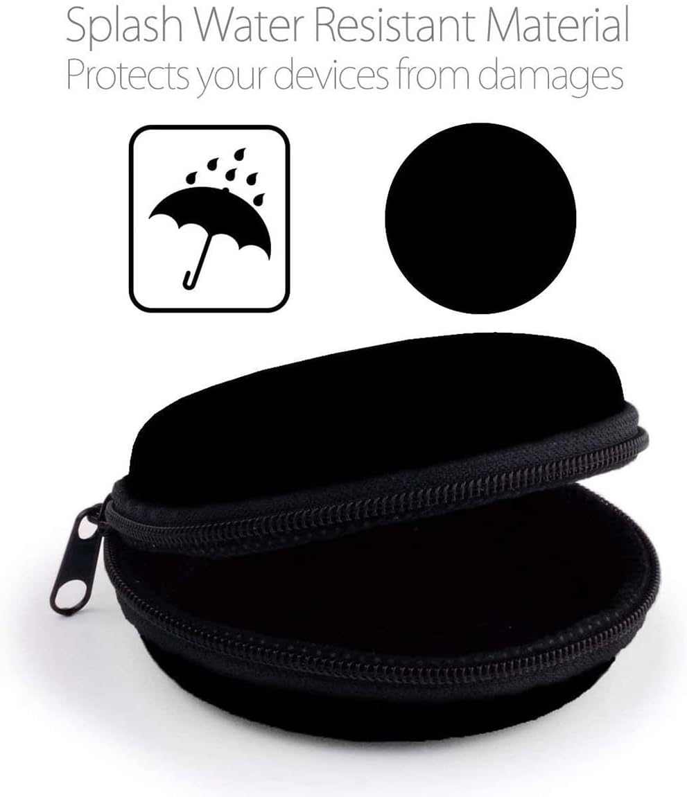MAS CARNEY Earphone Case Hard Protective Carrying Bag for Headphones