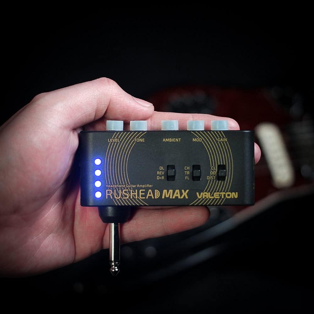 VALETON Rushead Max Portable Guitar Bass Headphone Amp RH-100
