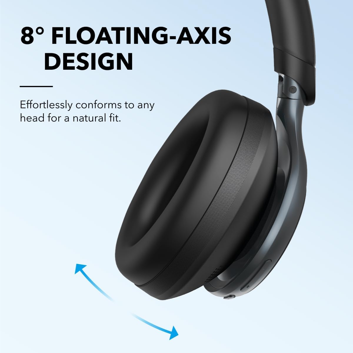 Adaptive ANC Wireless Headphones, 40H Playtime, Hi-Res LDAC Audio