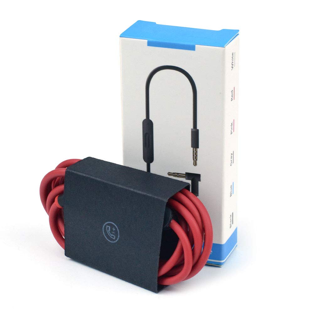 Replacement Audio Cable with Mic for Beats Solo Studio Pro Mixr