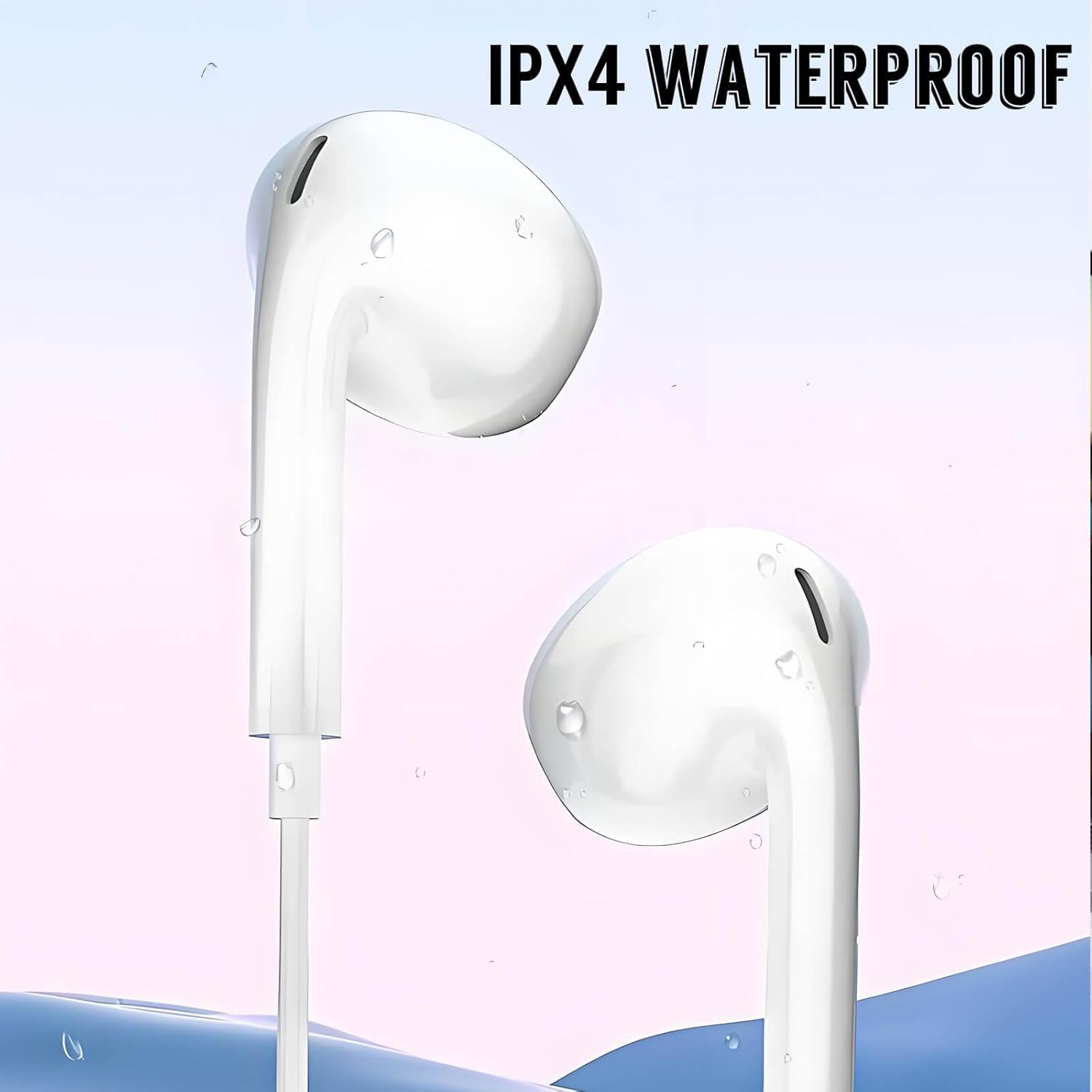 USB C Headphones 2 Pack Wired Earbuds with Mic for iPhone 15/16 Galaxy S25 S24