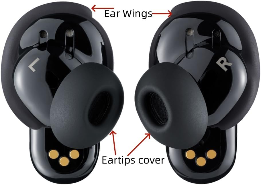 Bose QuietComfort Ultra Earbuds Replacement Ear Tips 6 Pairs