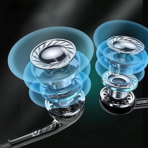 2 Pack Wired Earphones In-Ear Headphones with Mic, Noise Isolating Earbuds for Phone, Samsung, Laptop