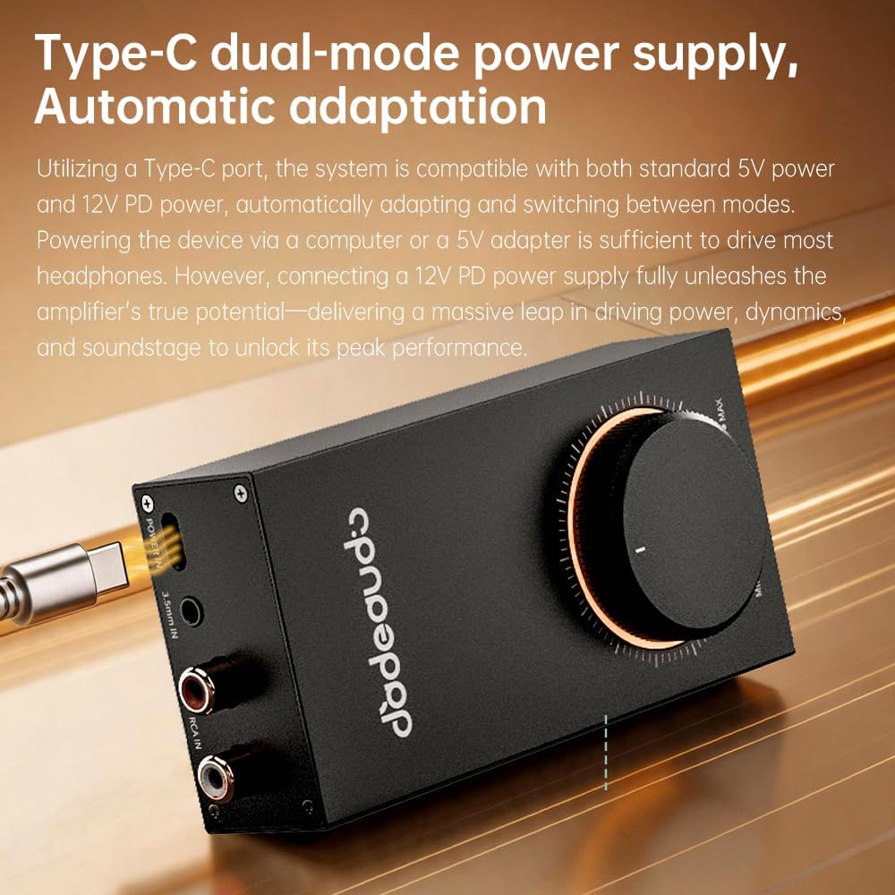 FiiO GIGAS 1 Desktop Headphone Amplifier 4600mW Balanced Output