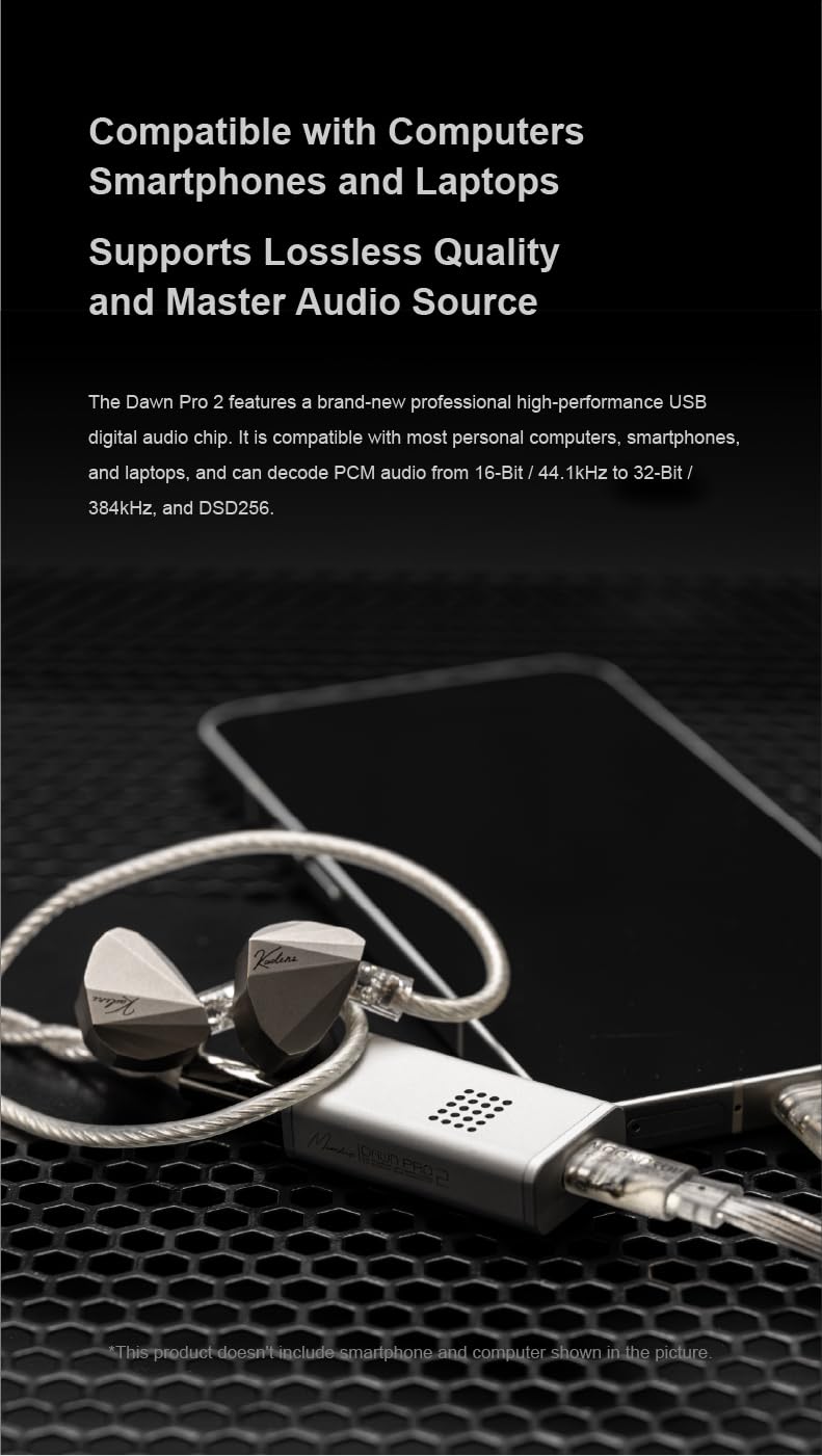MOONDROP DAWN PRO 2 Portable USB DAC AMP Headphone Amplifier