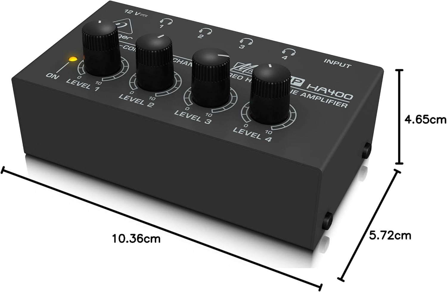 Behringer MICROAMP HA400 4-Channel Stereo Headphone Amplifier