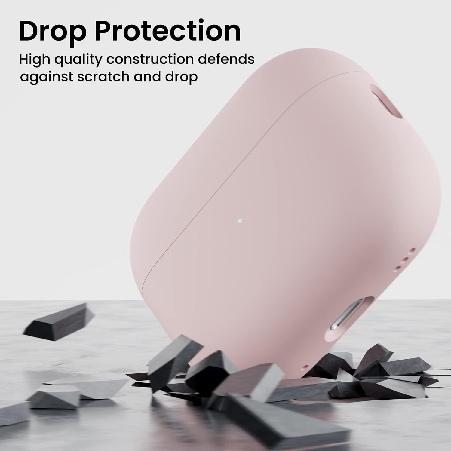 ORNARTO AirPods Pro 2 Case 2022 Liquid Silicone Cover with Lanyard