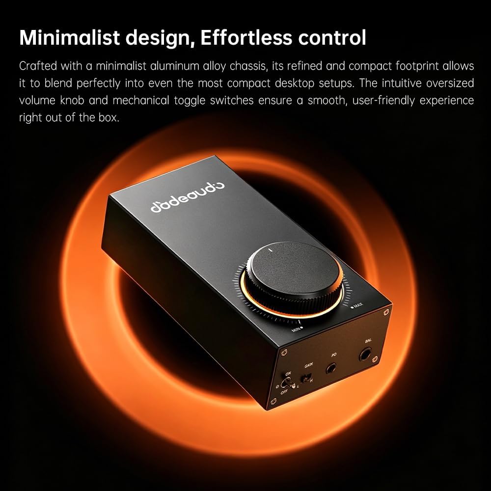 FiiO GIGAS 1 Desktop Headphone Amplifier 4600mW Balanced Output