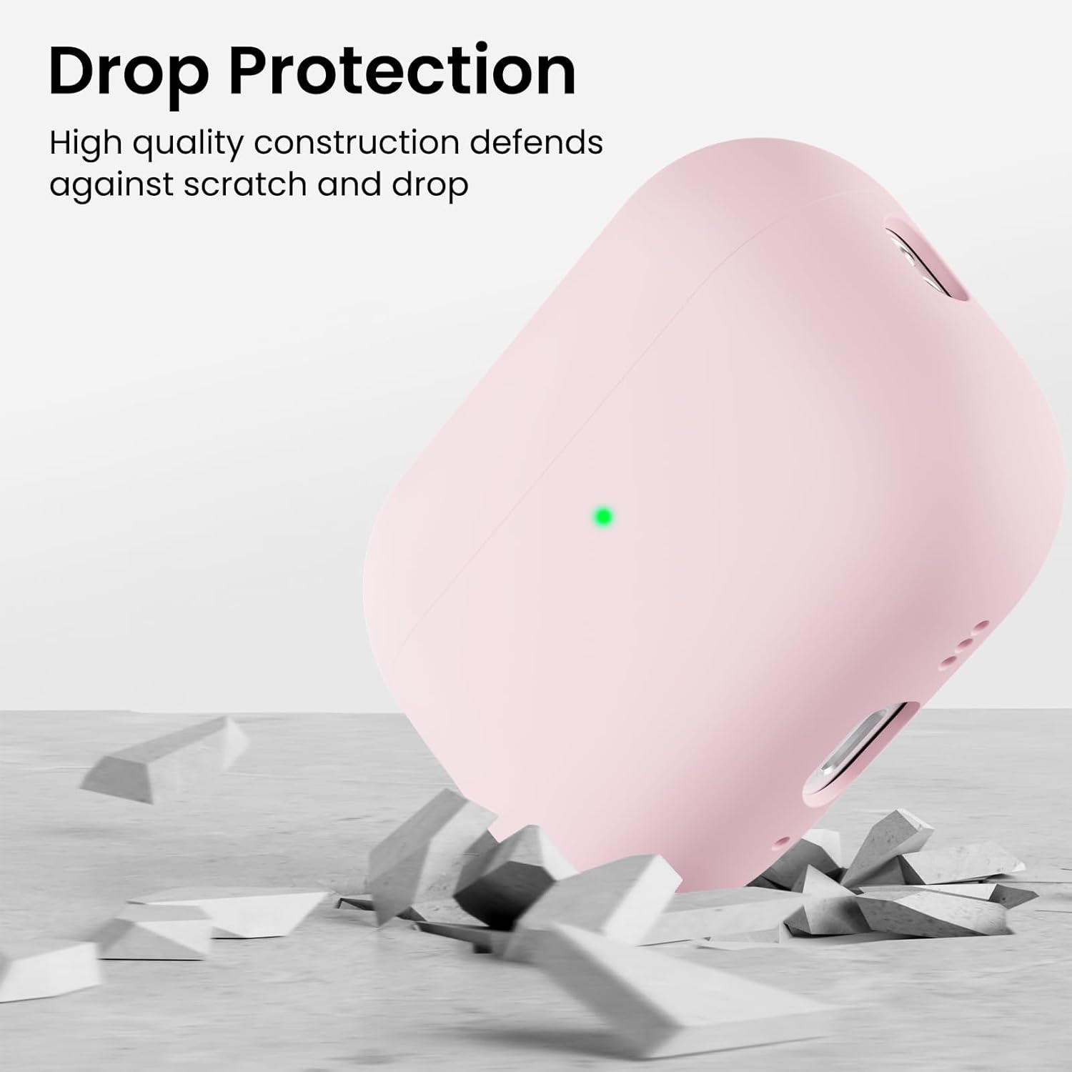 ORNARTO AirPods Pro 3 Protective Silicone Case, Front LED Visible