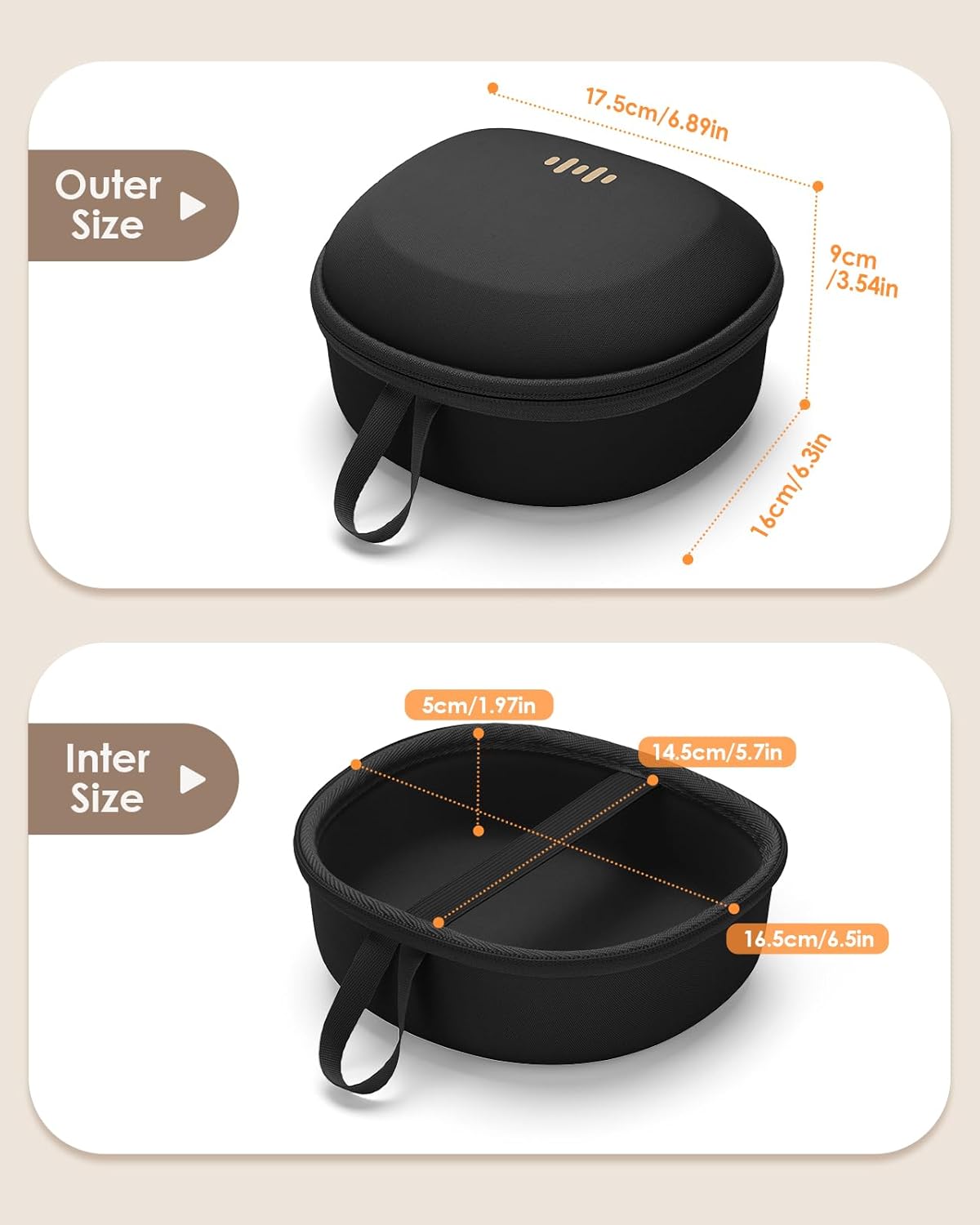 Hard Shell Headphone Case for Anker Q20 Q30 JBL Beats Bose Travel Bag