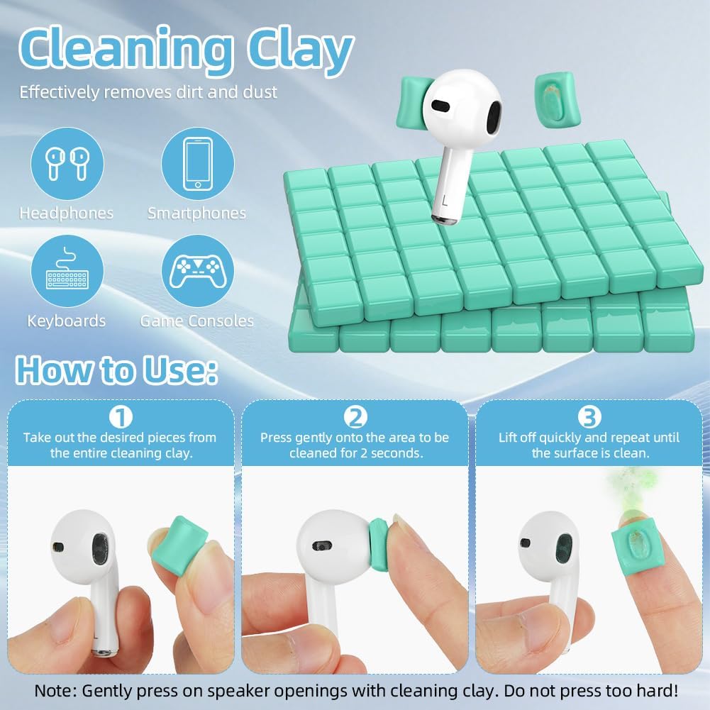 Cleaning Putty Kit for Phone Earbuds Headphones Dust Dirt Removal