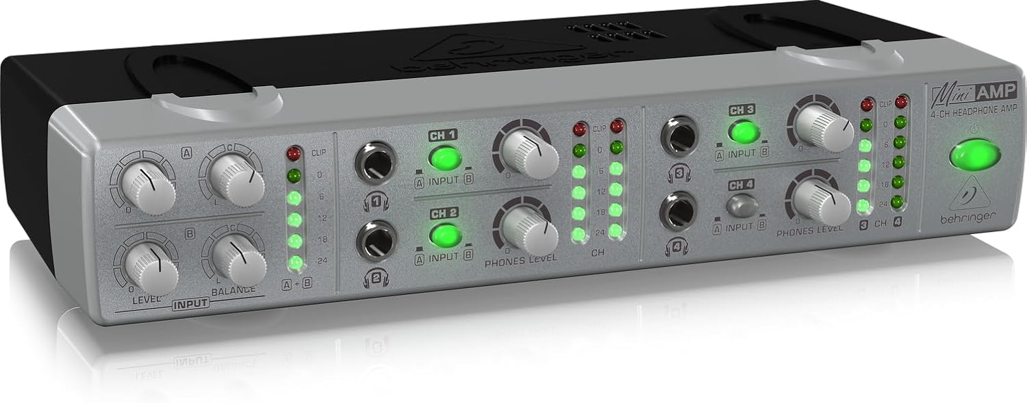 Behringer AMP800 V2 Ultra-Compact 4-Channel Headphone Amplifier