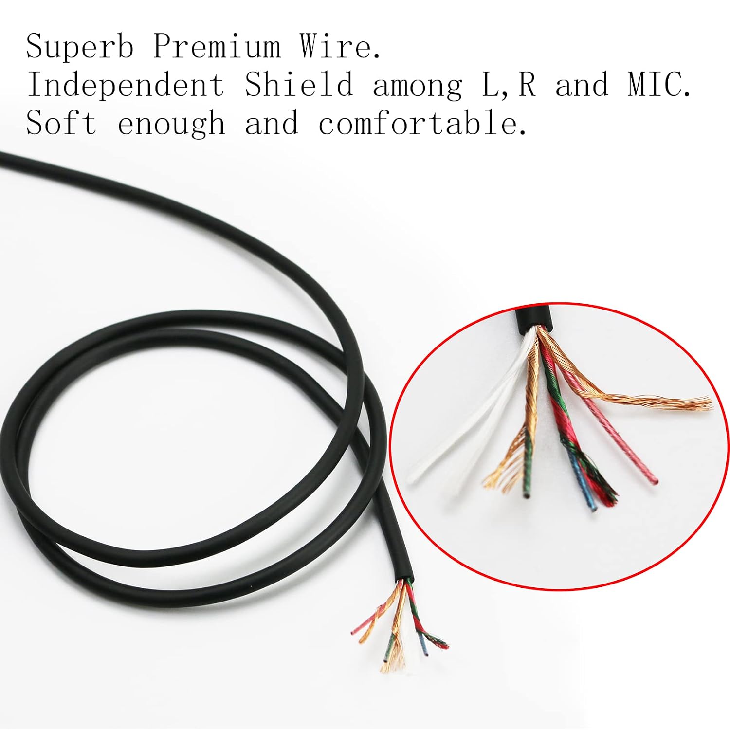 3.5mm 5-Pole Replacement Cable for SteelSeries Arctis Nova Headsets