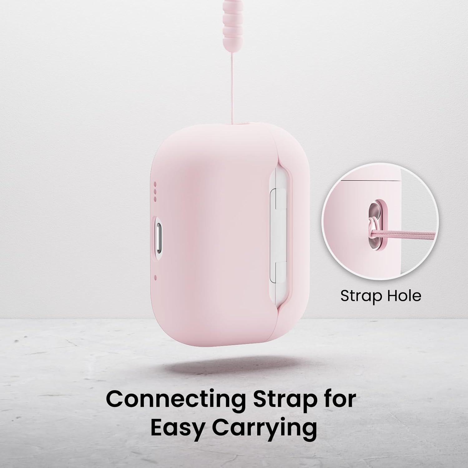 ORNARTO AirPods Pro 3 Protective Silicone Case, Front LED Visible