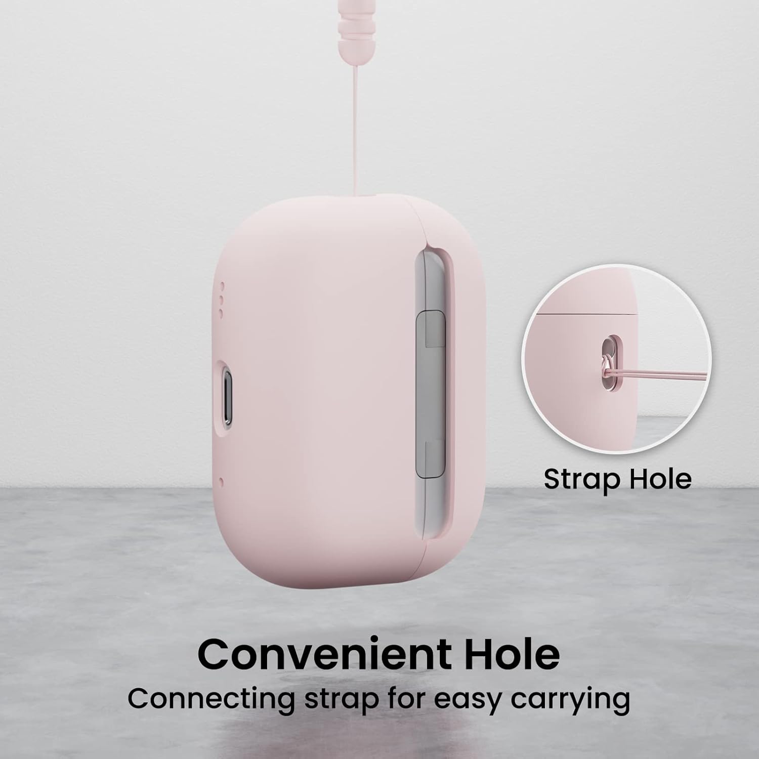 ORNARTO AirPods Pro 2 Case 2022 Liquid Silicone Cover with Lanyard