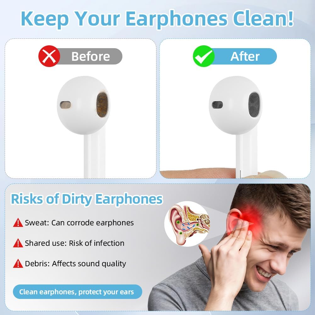Cleaning Putty Kit for Phone Earbuds Headphones Dust Dirt Removal