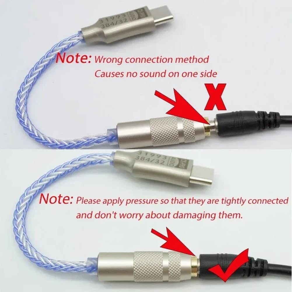 CX31993 HiFi USB-C to 3.5mm Headphone Amplifier IEM Adapter
