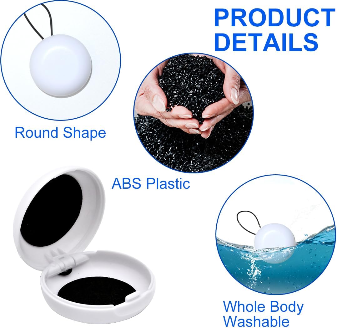 Portable Earplug Case with Keychain Loop Travel Storage Organizer
