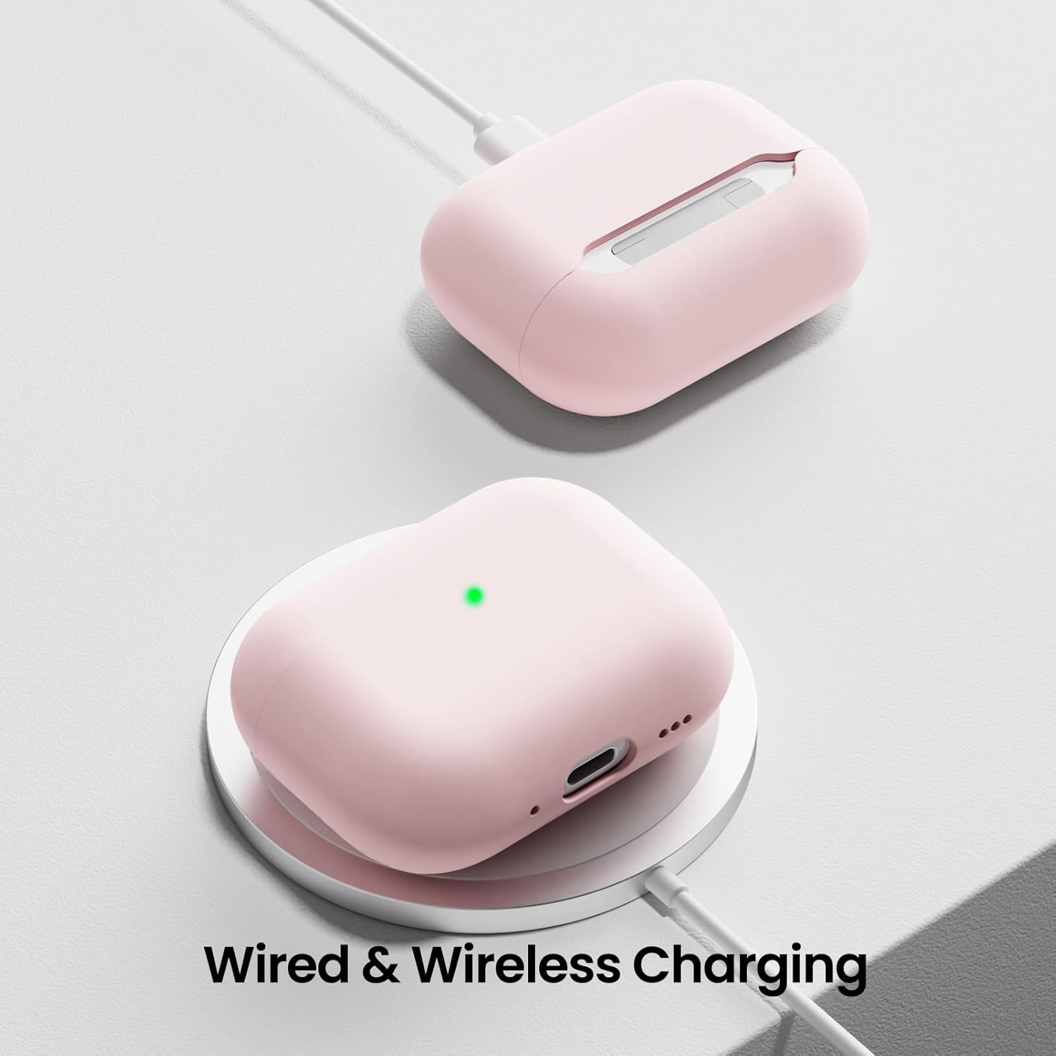 ORNARTO AirPods Pro 3 Protective Silicone Case, Front LED Visible