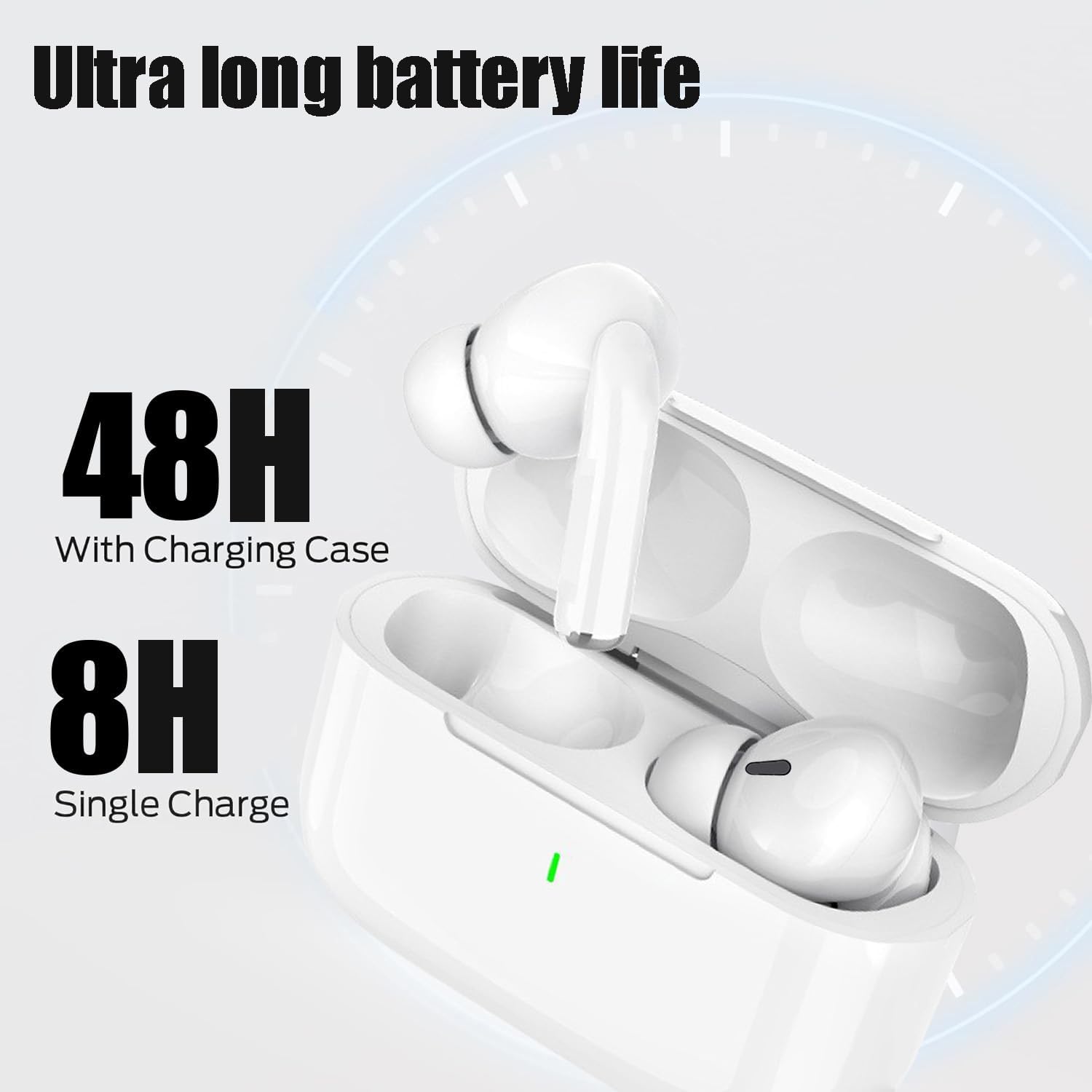 iLove Wireless Earbuds Bluetooth 5.4, IPX8, 48H Playtime