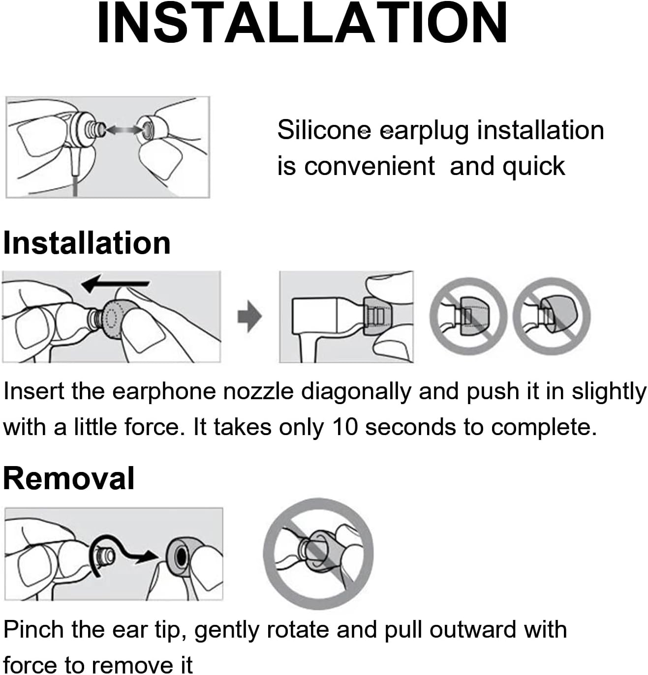 Aiivioll 6pcs Silicone Ear Tips for Beats Fit Pro/Studio Buds