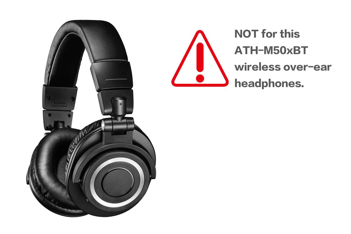 ATH-M40X M50X M70X Replacement Cable 3.5mm to 2.5mm Coiled 1.4m