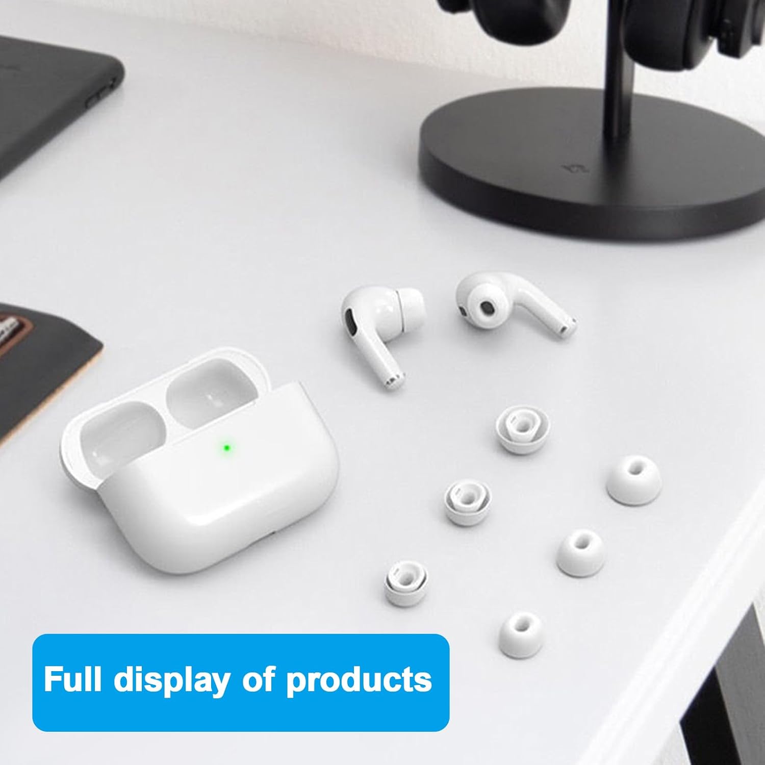 AirPods Pro 1/2 Replacement Ear Tips Silicone S/M/L White 3 Pairs