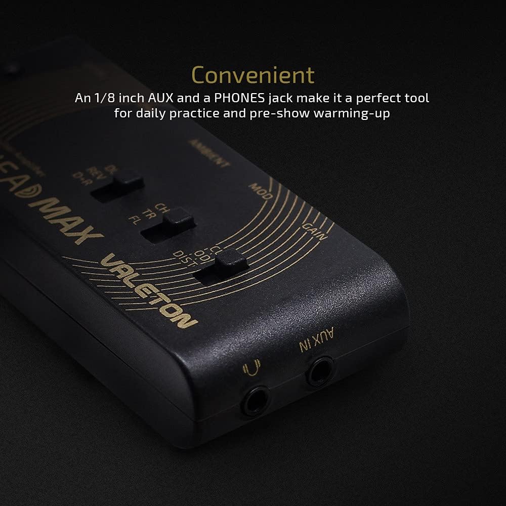 VALETON Rushead Max Portable Guitar Bass Headphone Amp RH-100