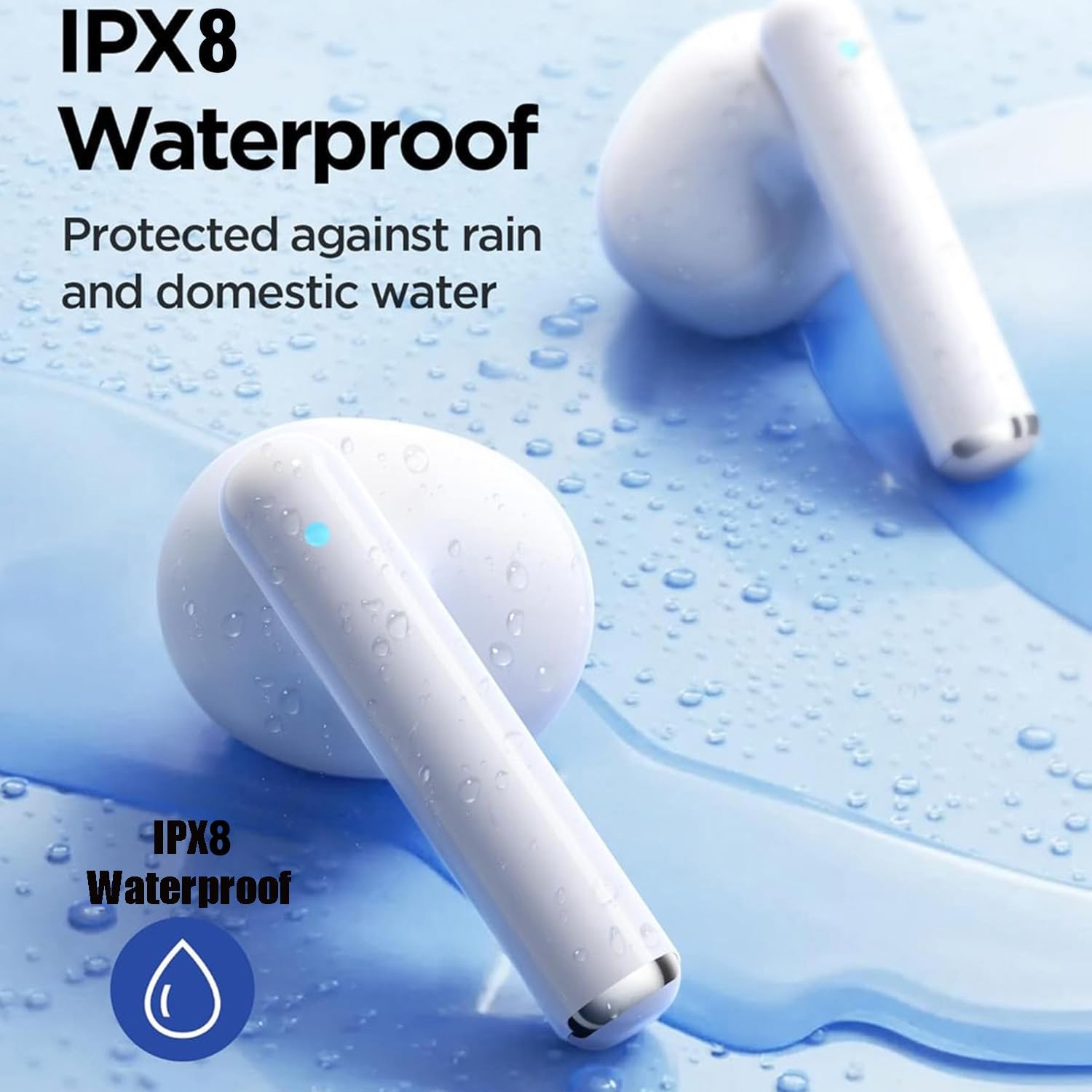 iLove Wireless Earbuds Bluetooth 5.4, IPX8, 48H Playtime