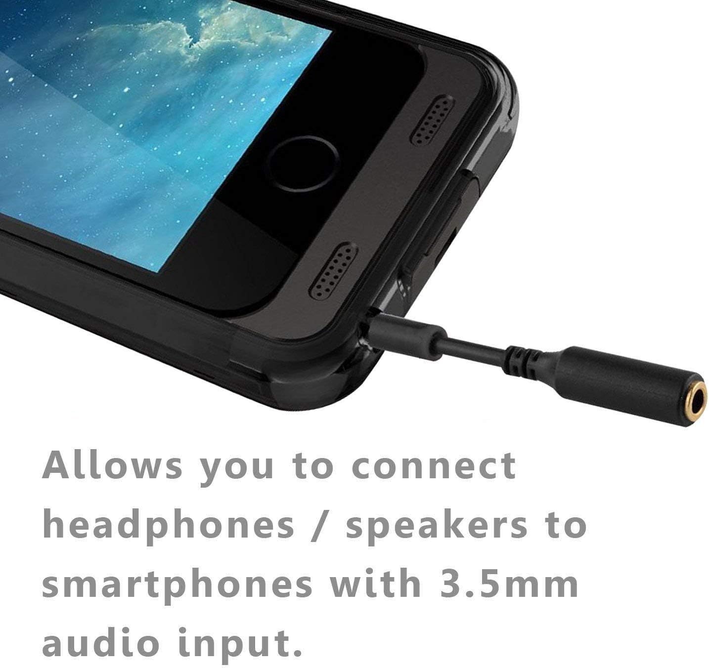 3.5mm Male to Female Headphone Jack Extension Cable Aux Audio Lead