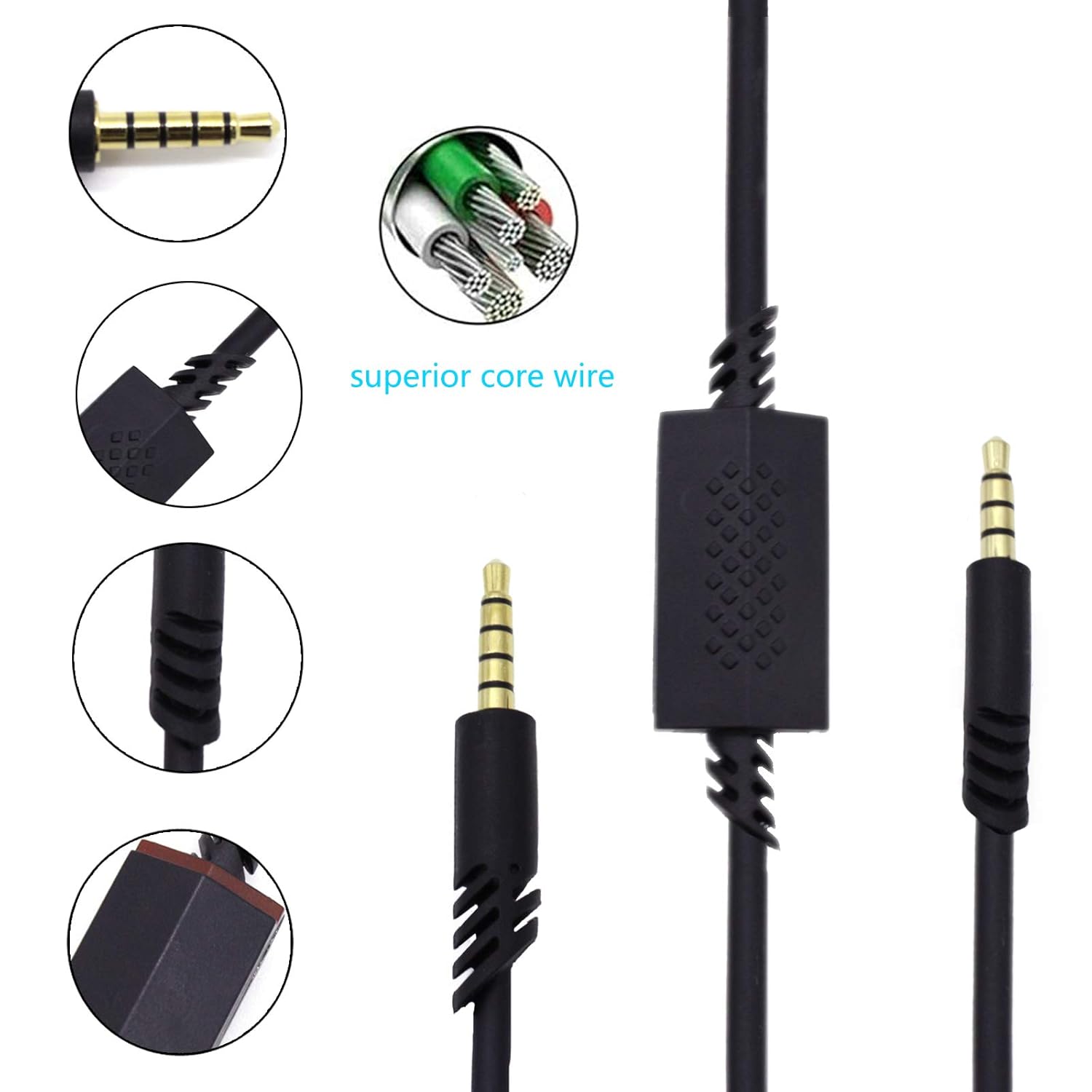 Adhiper 2M Replacement Cable for Astro A10 A40 A50 Headsets