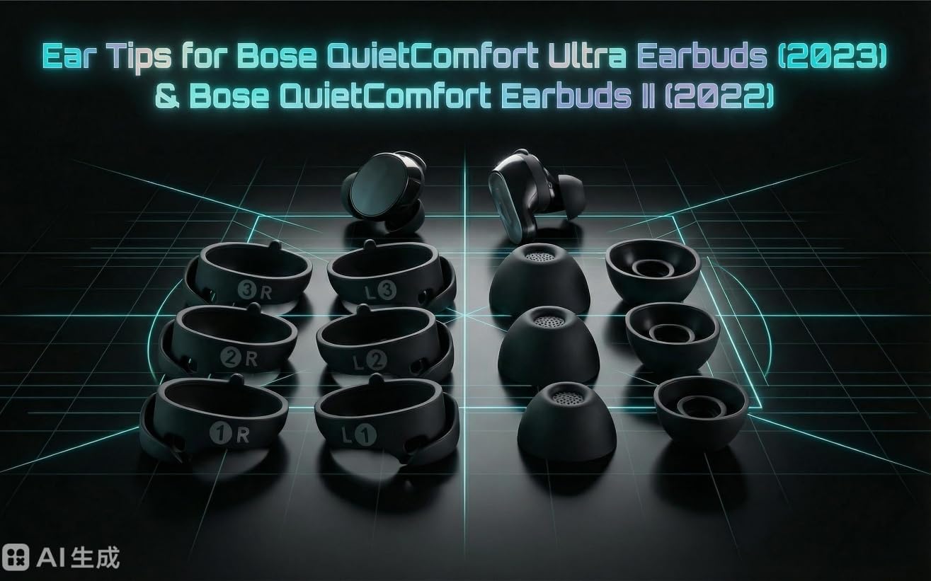 Bose QuietComfort Ultra Earbuds Replacement Ear Tips 6 Pairs