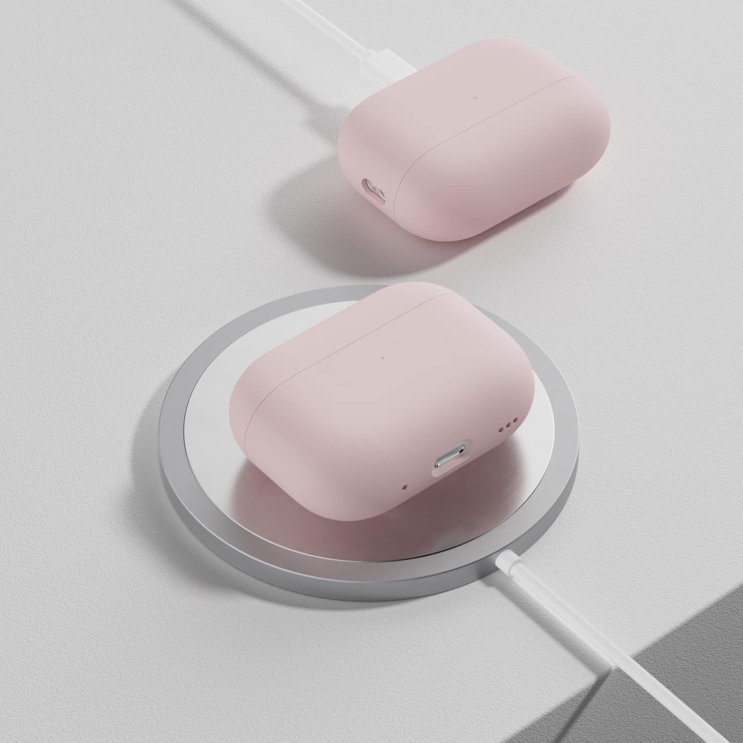 ORNARTO AirPods Pro 2 Case 2022 Liquid Silicone Cover with Lanyard