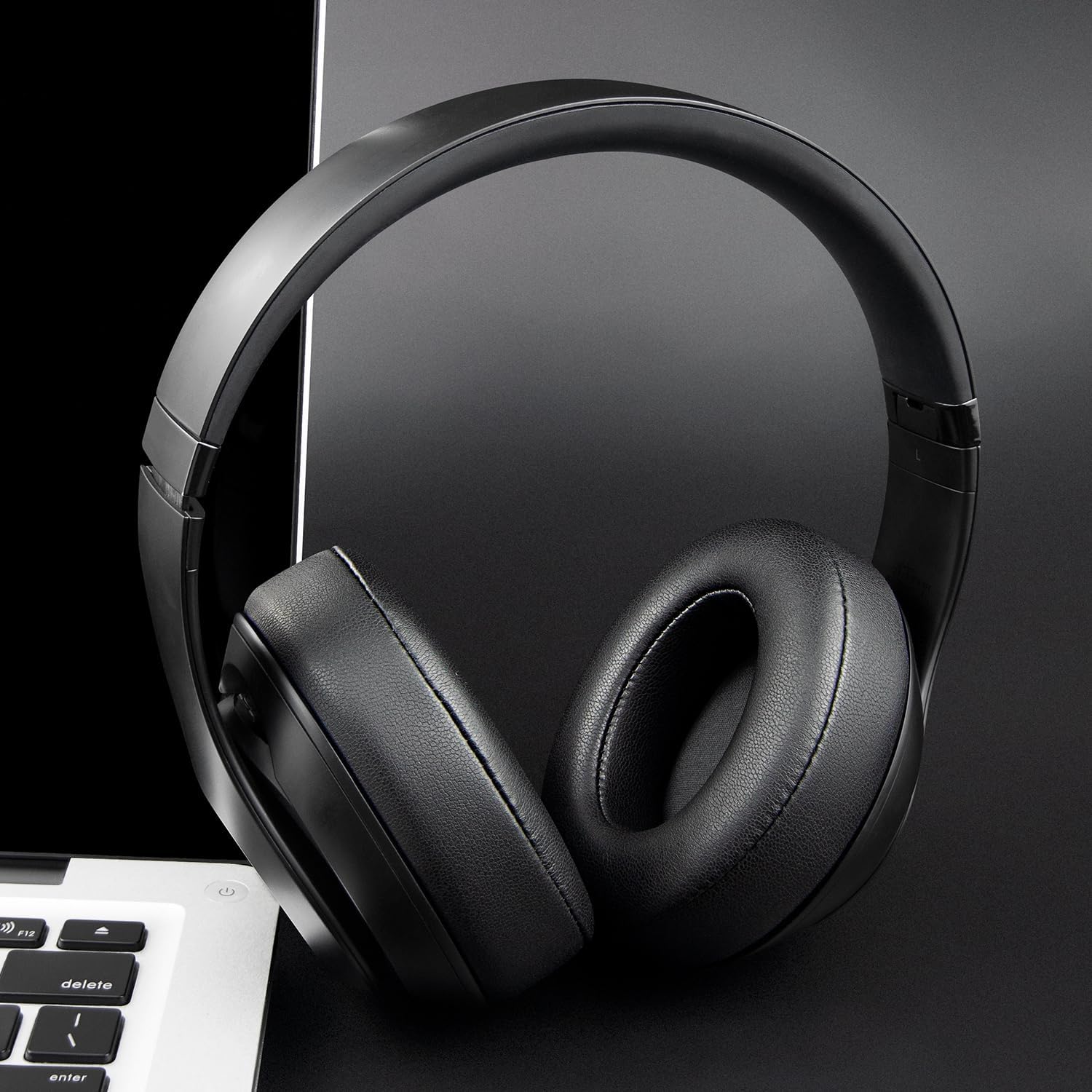 SoloWIT Earpads for Beats Studio 2/3 Memory Foam Protein Leather Black