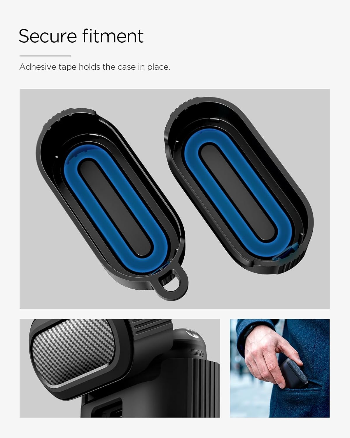 Spigen Rugged Armor Case for Sony WF-1000XM6 2026 Matte Black