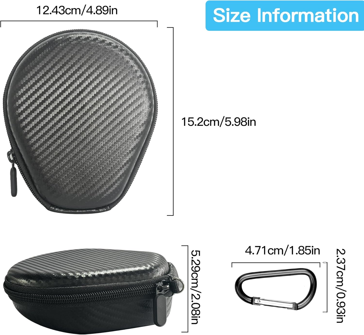 AWINNER Hard Case for Shokz OpenRun Pro/OpenSwim Bone Headphones