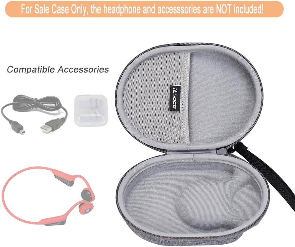 RLSOCO Case for SHOKZ OpenRun/OpenMove Bone Headphones Travel