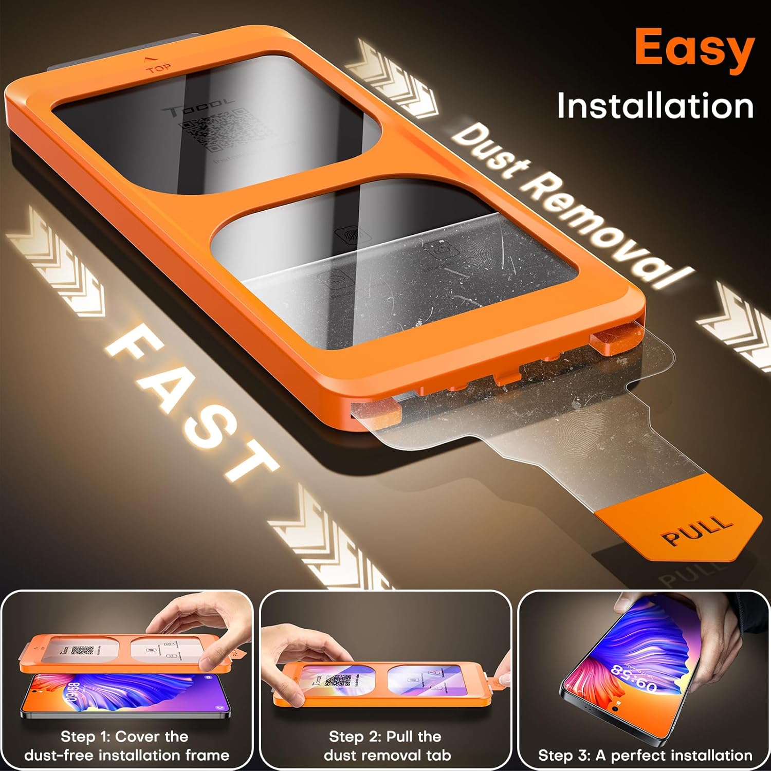 TOCOL 2-Pack Samsung Galaxy S26 Ultra Screen Protector 6.9" HD Glass