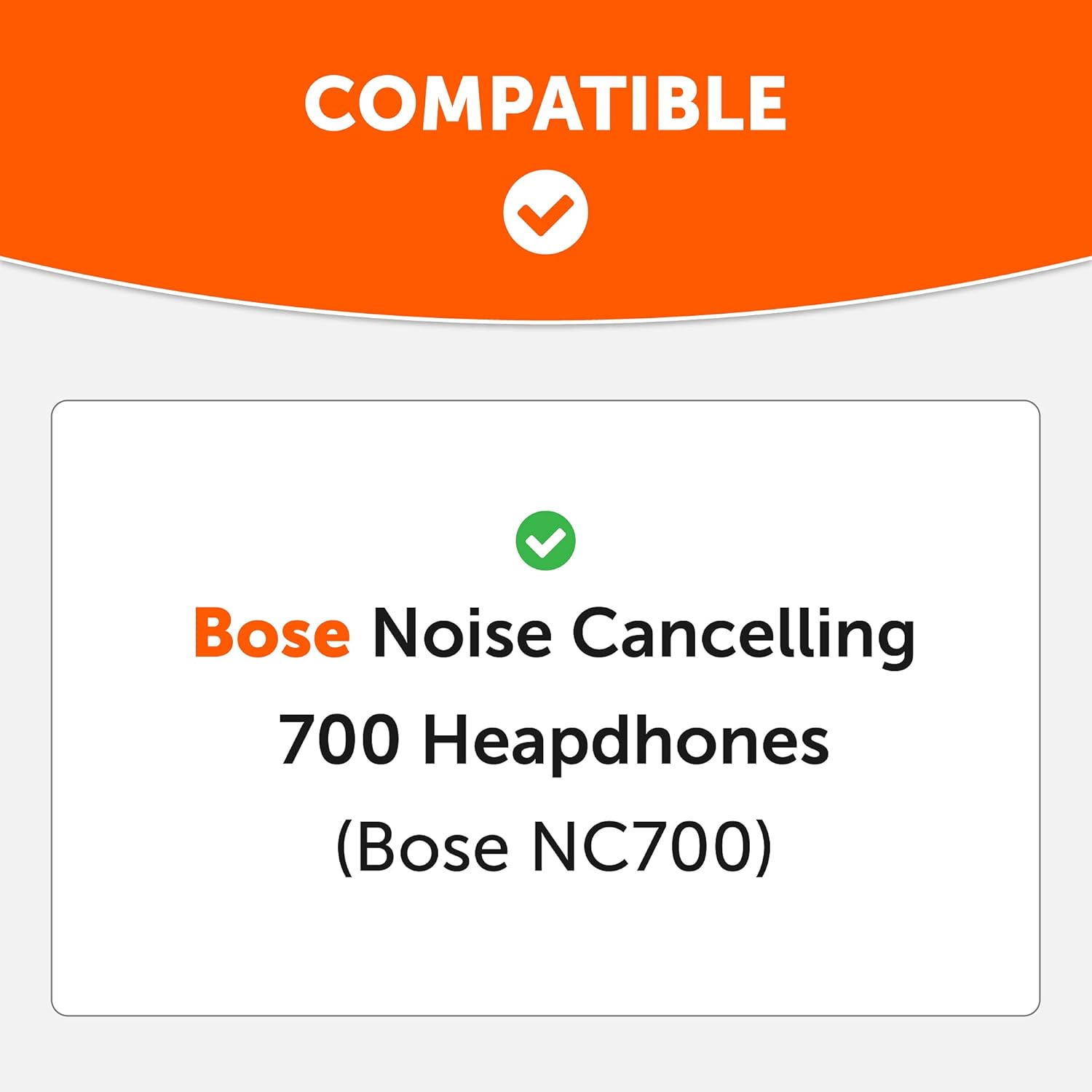Bose 700 NC700 Replacement Ear Pads Memory Foam PU Leather Black