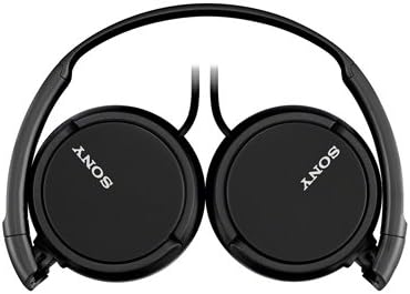 Sony MDR-ZX110 Wired Headphones, Deep Bass, Foldable Design Black