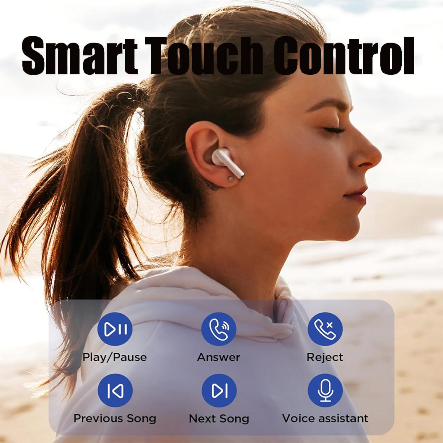 iLove Wireless Earbuds Bluetooth 5.4, IPX8, 48H Playtime