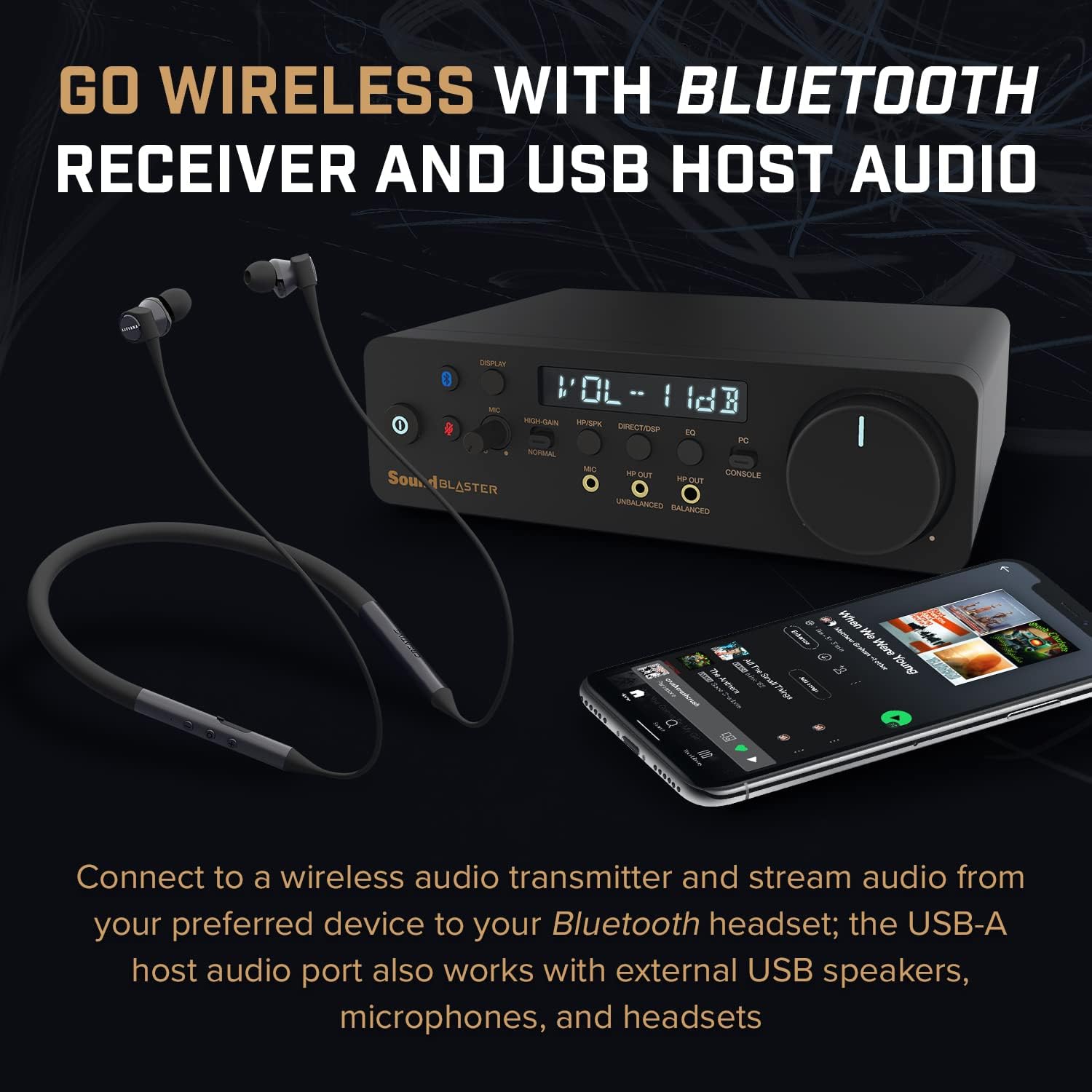 Creative Sound Blaster X5 DAC Headphone Amp USB-C Bluetooth