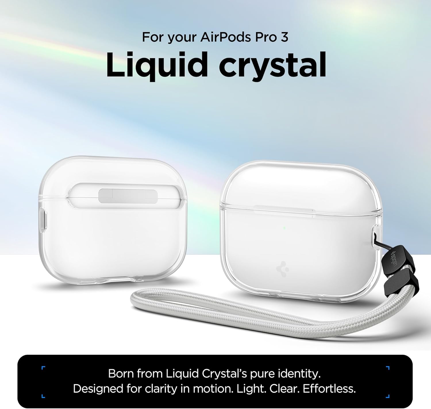 Spigen Crystal Clear Liquid Case Compatible with AirPods Pro 3 2025